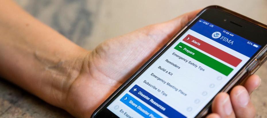 Cell Phone App / FEMA
